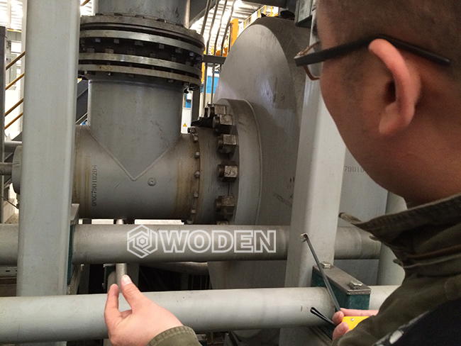 沃頓技術員現場測量選型情景 沃頓技術員現場測量選型情景