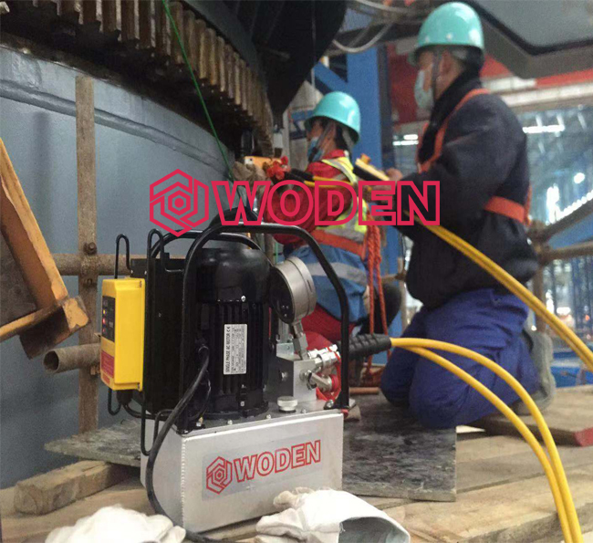 用戶使用沃頓液壓扳手場景 用戶使用沃頓液壓扳手場景