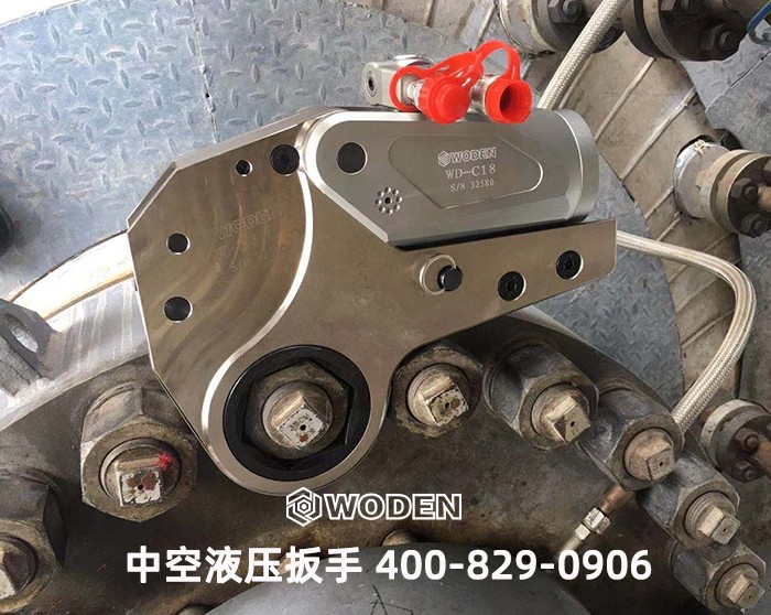 沃頓中空液壓扳手應用現場情景 沃頓中空液壓扳手應用現場情景