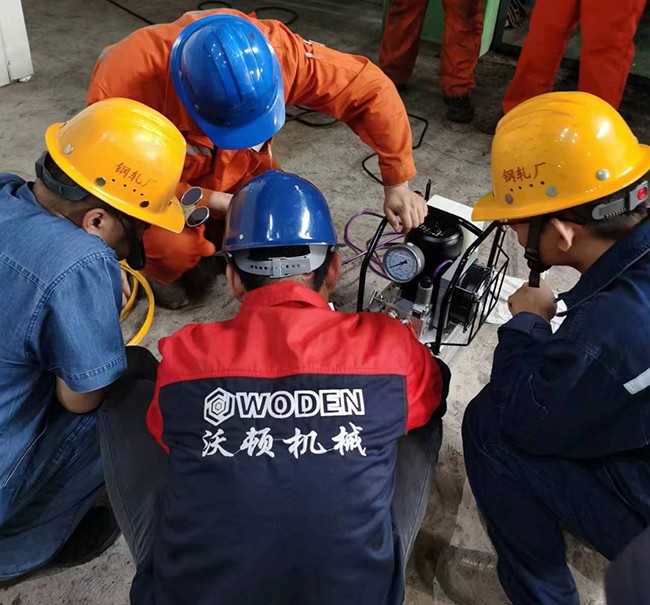 沃頓技術員在東華鋼鐵現場培訓情況 沃頓技術員在東華鋼鐵現場培訓情況